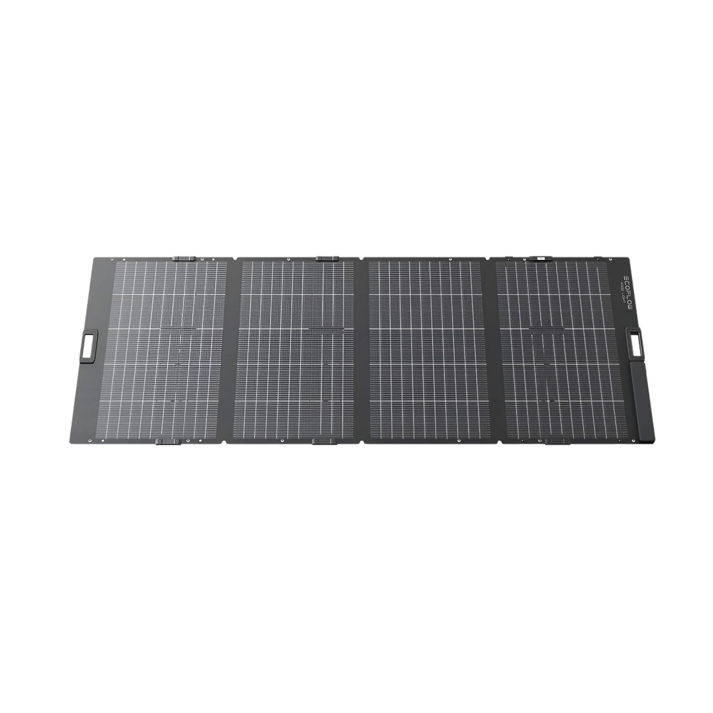 EcoFlow 400W draagbaar zonnepaneel volledig uitgeklapt op lichte achtergrond