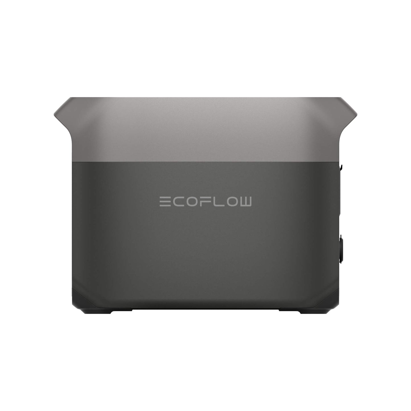Zijaanzicht van EcoFlow Delta 3 power station met logo op de behuizing