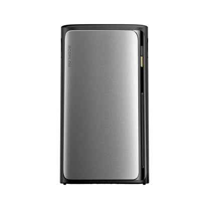 Vooraanzicht van de EcoFlow STREAM Ultra hybride thuisbatterij op witte achtergrond
