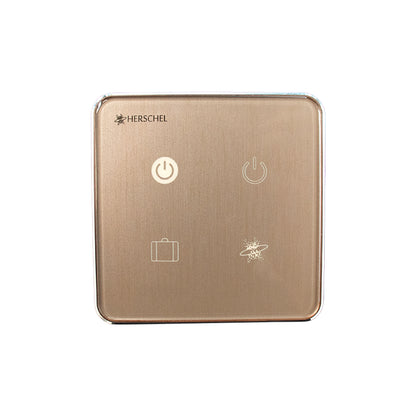 Herschel iQ Smart Scene Switch wandschakelaar in gouden uitvoering met vier bedieningsknoppen