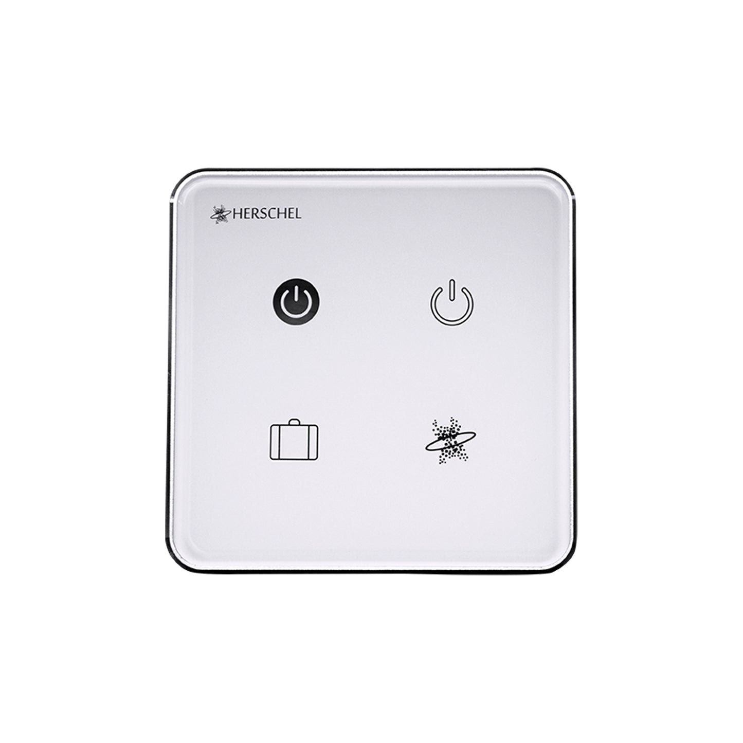 Herschel iQ Smart Scene Switch wandschakelaar in witte uitvoering met vier bedieningsknoppen