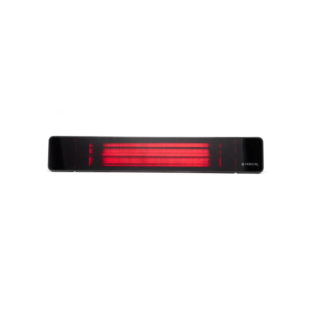 Zwarte Herschel RIO 2500 W infrarood terrasverwarmer met keramisch glas